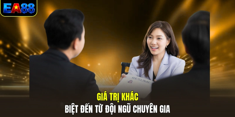 gia tri khac biet den tu doi ngu chuyen gia
